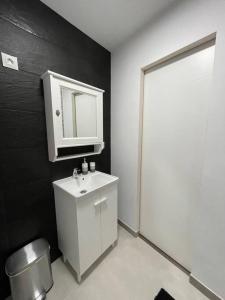 A bathroom at Habitación con encanto