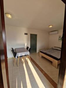 Postel nebo postele na pokoji v ubytování Lavendula