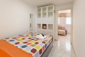 Katil atau katil-katil dalam bilik di Barcelona Sunny Terrace