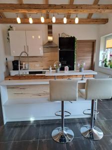 Kuchyň nebo kuchyňský kout v ubytování Appartement Fortuna