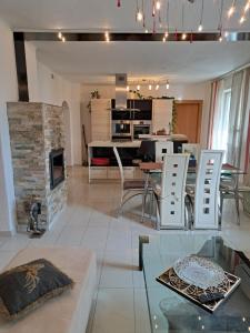 Kuchyň nebo kuchyňský kout v ubytování Appartement Fortuna