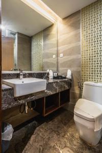 Koupelna v ubytování Ano Hotel
