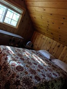 Postel nebo postele na pokoji v ubytování Cabin #3