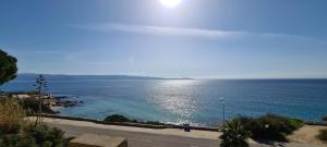 a view of a large body of water at STUDIO LES CALANQUES in Ajaccio