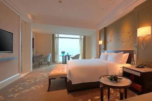 TV i/ili multimedijalni sistem u objektu Wen Ling International Hotel