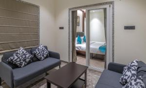 Postel nebo postele na pokoji v ubytování Hotel Devgiri