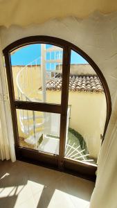 A balcony or terrace at Strandnahe Wohnung mit Meerblick