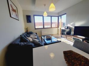 Telewizja i/lub zestaw kina domowego w obiekcie Central Apartments Garnizon 928 & Parking