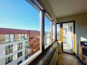 Balkon lub taras w obiekcie Central Apartments Garnizon 928 & Parking