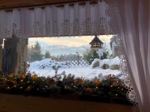 Apartamenty Willa Szafran z widokiem na góry v zime