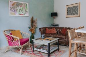 Zona d'estar a Le Gite de Tassigny