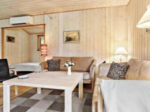 A seating area at Holiday Home Linda - 600m from the sea in Sealand by Interhome