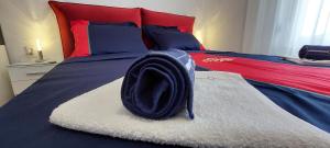 Posteľ alebo postele v izbe v ubytovaní Apartman Perunika