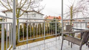 Balkón alebo terasa v ubytovaní Apartamenty Sun & Snow w Rezydencji Bielik