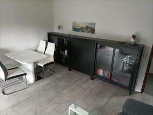Ein Sitzbereich in der Unterkunft Landhaus Dahlem