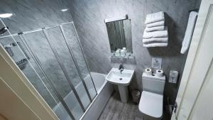 Koupelna v ubytování Sutcliffe Hotel