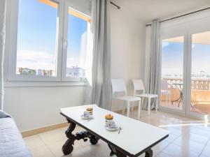 A balcony or terrace at Apartment Policar by Interhome