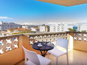 A balcony or terrace at Apartment Policar by Interhome