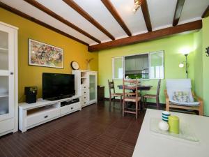 Televízia a/alebo spoločenská miestnosť v ubytovaní Apartment Damara IV by Interhome