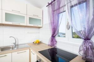 Kuchyň nebo kuchyňský kout v ubytování Apartments Sucic