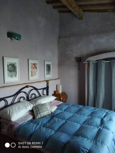 Postel nebo postele na pokoji v ubytování Casa vacanza in Casale vicino Orvieto
