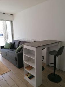 Część wypoczynkowa w obiekcie Studio Quiberon au Calme à 200 m de L embarcadère