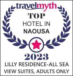 Certifikát, ocenenie alebo iný dokument vystavený v ubytovaní Lilly Residence-All Sea View Suites, Adults Only