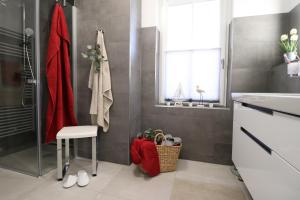 Koupelna v ubytování Sonnenseite App 23 + 14 fotografií