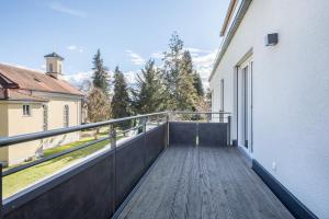 Balkón nebo terasa v ubytování Parkside
