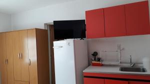 Η κουζίνα ή μικρή κουζίνα στο Monoambiente Mina Clavero