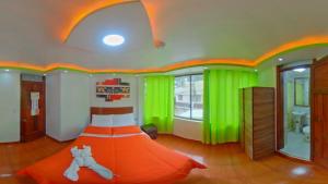 Postel nebo postele na pokoji v ubytování Hostal La Siesta