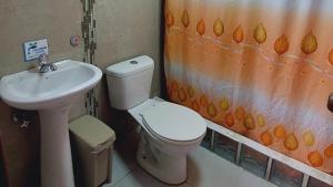 Koupelna v ubytování Hostal La Siesta