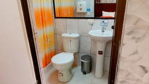 Koupelna v ubytování Hostal La Siesta