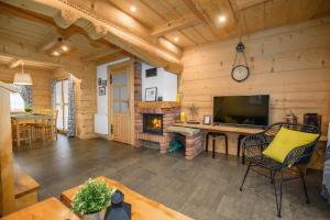 Et tv og/eller underholdning på Zakopiańska Osada Domki & SPA