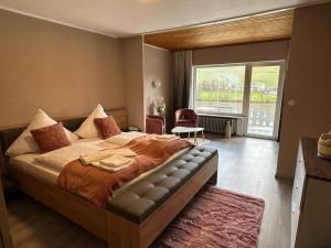 Postel nebo postele na pokoji v ubytování Hotel Gonzlay