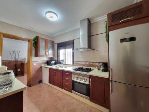 Η κουζίνα ή μικρή κουζίνα στο Chalet "El Paraíso del Cabo"