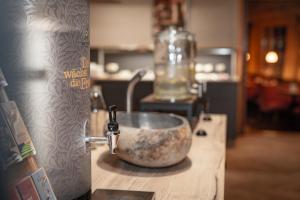 Kuchnia lub aneks kuchenny w obiekcie Faulenzerhotel