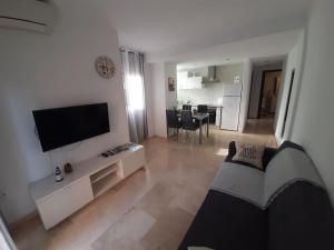 TV a/nebo společenská místnost v ubytování Apartamento Playa Albir