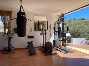 Fitness centrum a/nebo fitness zařízení v ubytování Finca Pil - Casa rural con piscina