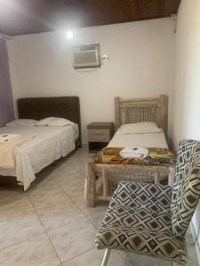 Katil atau katil-katil dalam bilik di Hotel Fazenda VCP