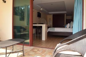 Letto o letti in una camera di Hotel Chapala Country
