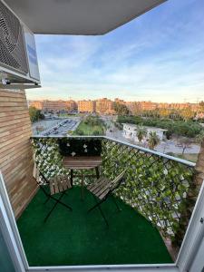Balkón alebo terasa v ubytovaní Moderno piso con vistas en Puerto de Sagunto VT-52189-V