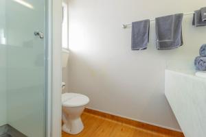 Koupelna v ubytování Aztec Motel