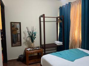 Katil atau katil-katil dalam bilik di HOTEL Ecológico BLUEROCK