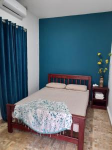 Katil atau katil-katil dalam bilik di HOTEL Ecológico BLUEROCK