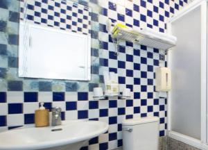 A bathroom at Blissful Star