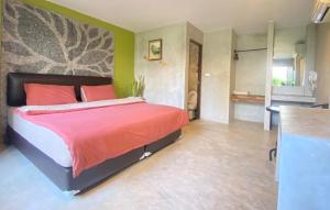 Letto o letti in una camera di The Curve Residence