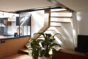 Kuchyňa alebo kuchynka v ubytovaní LOFT D'ARCHITECTE SUR LE VIEUX PORT
