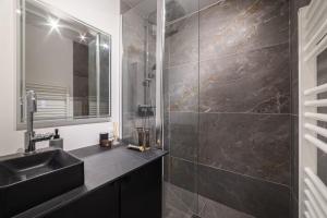 Kúpeľňa v ubytovaní Studio l'Orée - City centre - Megève