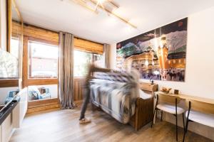 Posedenie v ubytovaní Studio l'Orée - City centre - Megève + 9 fotografií